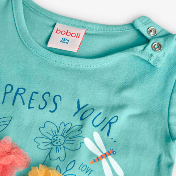Camiseta punto de bebé niña -BCI