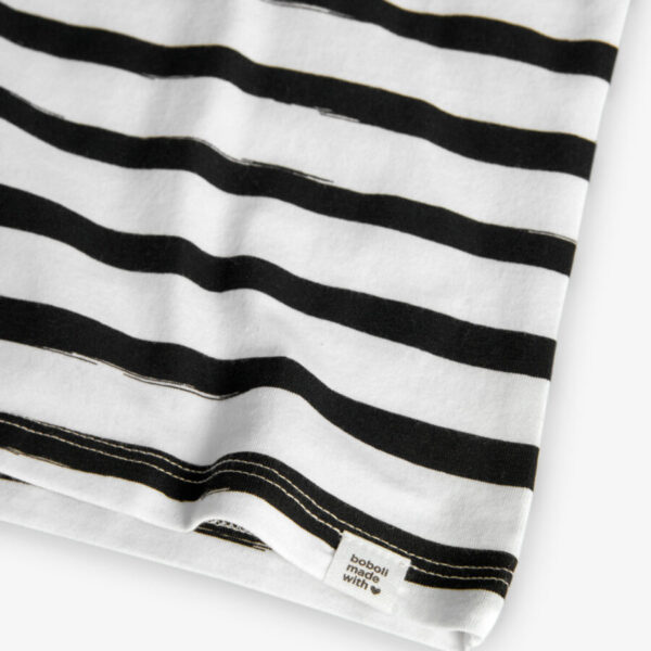 Camiseta punto listada de niña -BCI