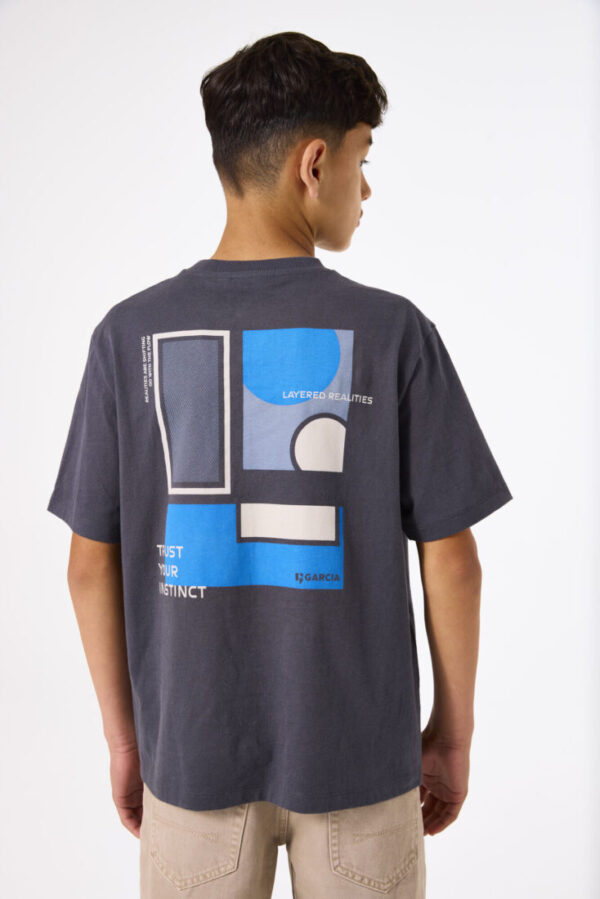 Camiseta gris oscuro Garcia Jeans
