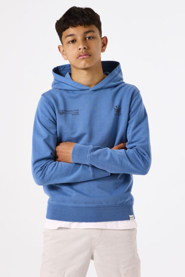 Sudadera con capucha azul Garcia Jeans