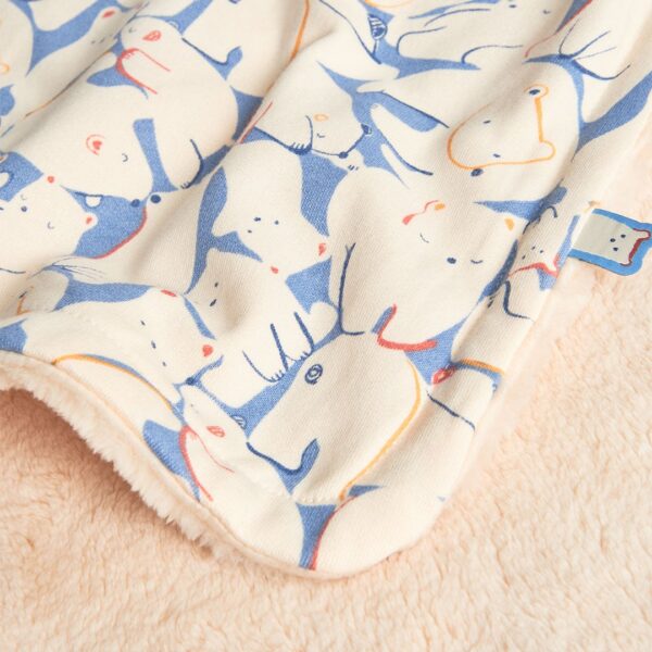 Manta felpa estampada de bebé