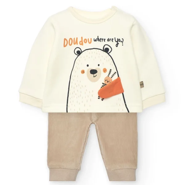 Conjunto punto de bebé niño