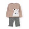 Conjunto punto de bebé niño