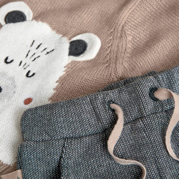 Conjunto punto de bebé niño