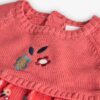 Vestido tricotosa combinado de niña