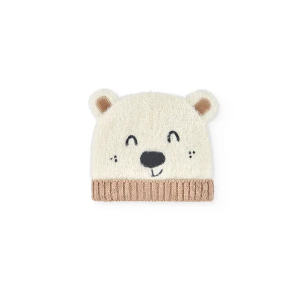 Gorro tricotosa "oso" de bebé -