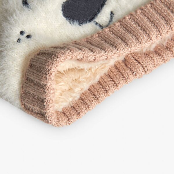 Gorro tricotosa "oso" de bebé -