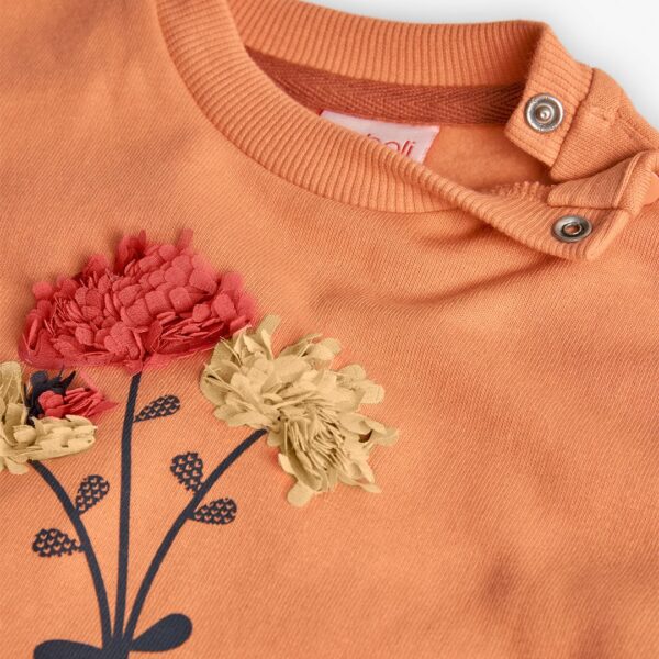 Sudadera felpa de bebé niña