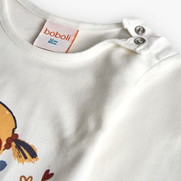 Camiseta punto de bebé niña