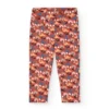 Pantalón felpa flores de bebé niña