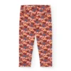 Pantalón felpa flores de bebé niña