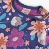 Vestido felpa flores de bebé niña