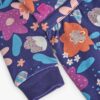 Vestido felpa flores de bebé niña
