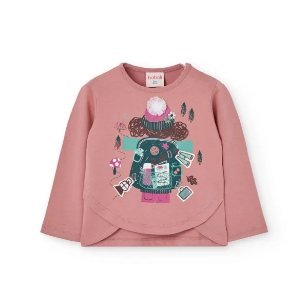 Camiseta punto de bebé niña