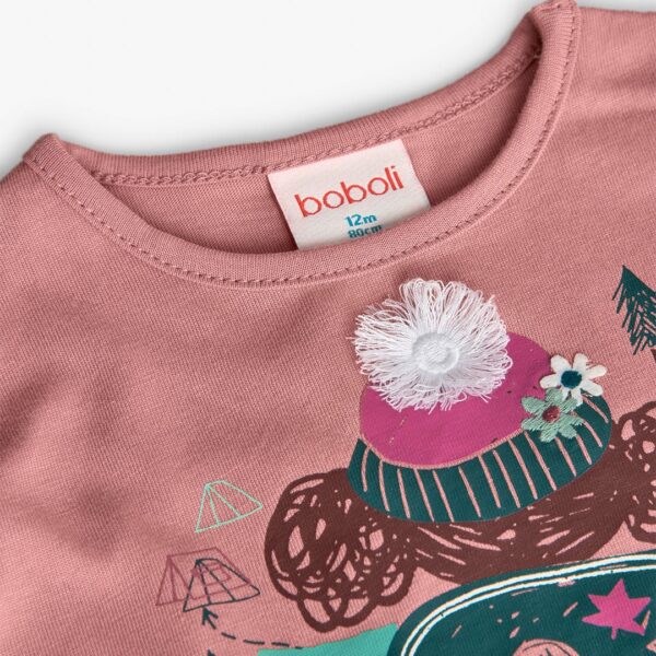 Camiseta punto de bebé niña