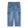 Pantalón denim punto de bebé niña