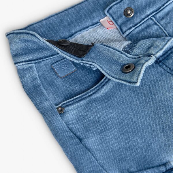 Pantalón denim punto de bebé niña