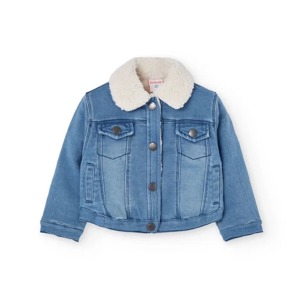 Cazadora denim punto de bebé