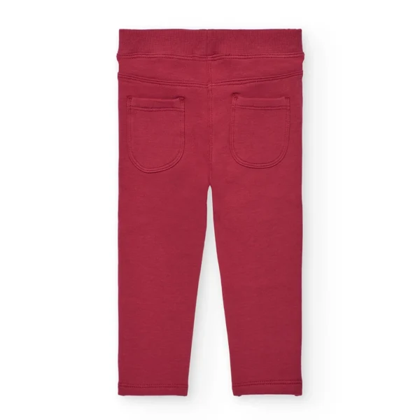 Pantalón felpa básico de bebé