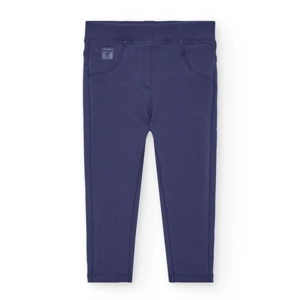 Pantalón felpa básico de bebé