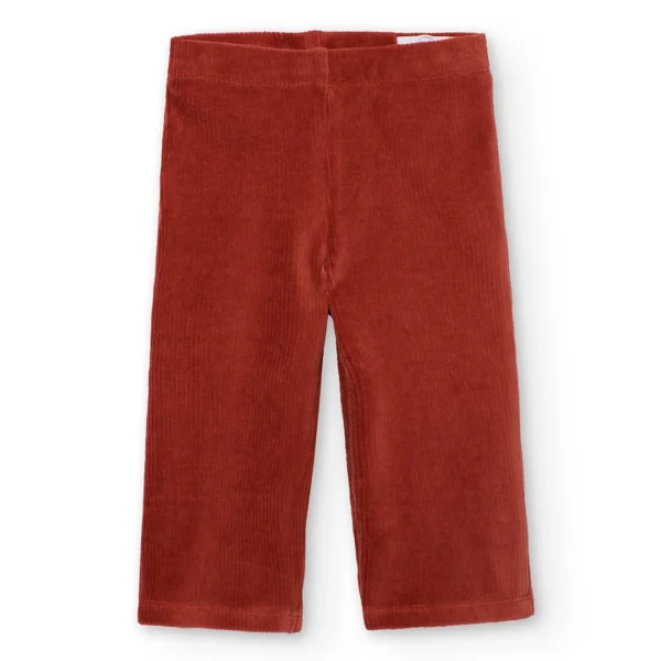 Pantalón pana de punto de bebé