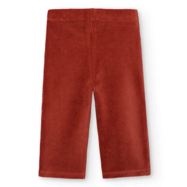 Pantalón pana de punto de bebé
