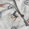 Chaqueta felpa estampada de bebé