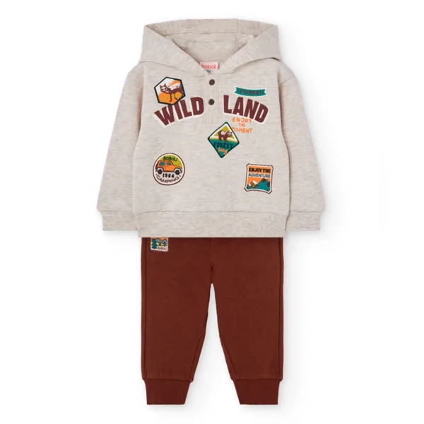 Conjunto felpa de bebé niño