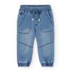 Pantalón denim punto de bebé