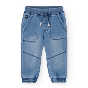 Pantalón denim punto de bebé