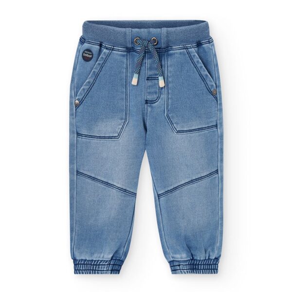 Pantalón denim punto de bebé
