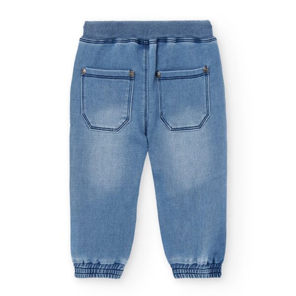 Pantalón denim punto de bebé