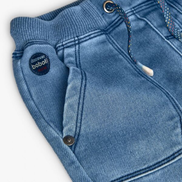Pantalón denim punto de bebé