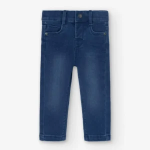 390002BLUE_a Pantalón denim elástico