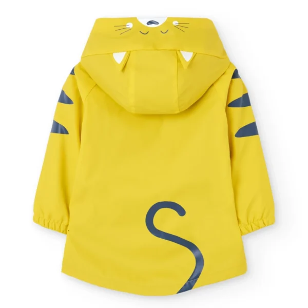 Impermeable con capucha de niño.