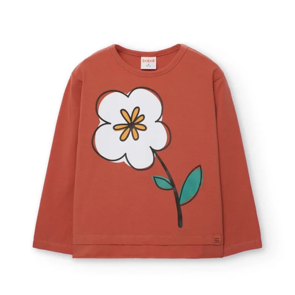 Camiseta punto elástico de niña