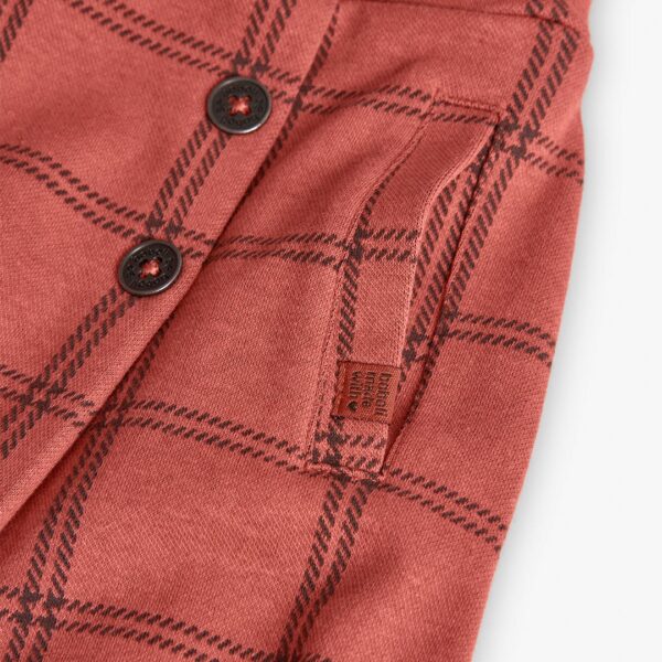 Falda punto cuadros de niña