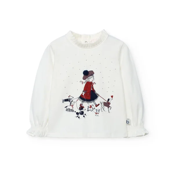 Camiseta punto elástico de bebé
