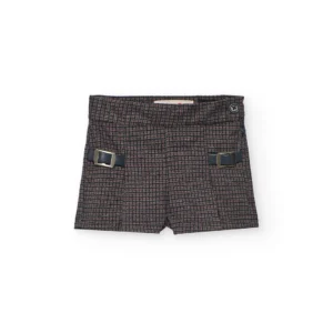 Bermudas pata de gallo de bebé niña