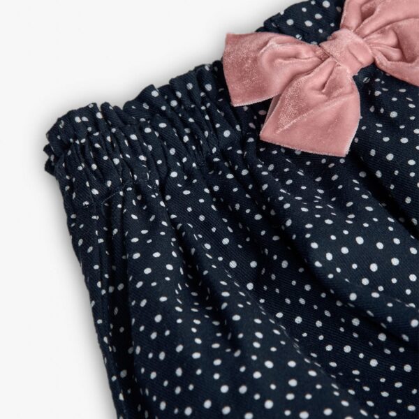 Falda viella topitos de bebé niña