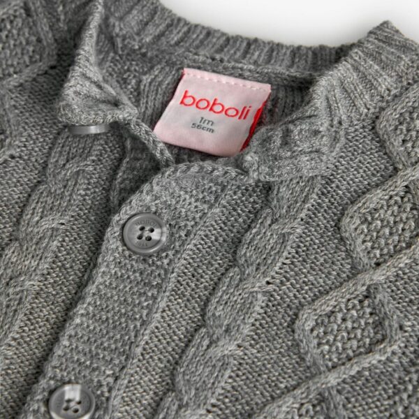 Chaqueta tricotosa de bebé