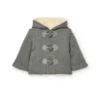 Chaqueta punto franela de bebé