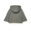 Chaqueta punto franela de bebé