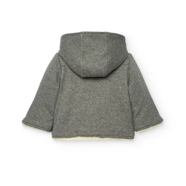 Chaqueta punto franela de bebé