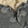 Chaqueta punto franela de bebé