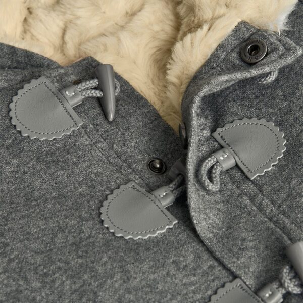 Chaqueta punto franela de bebé