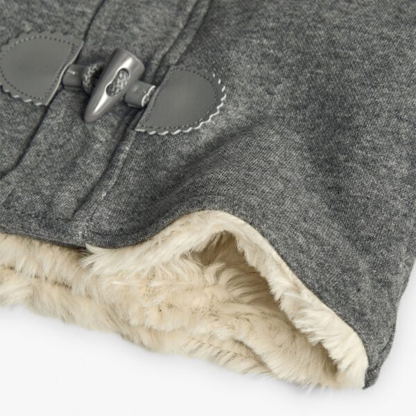Chaqueta punto franela de bebé