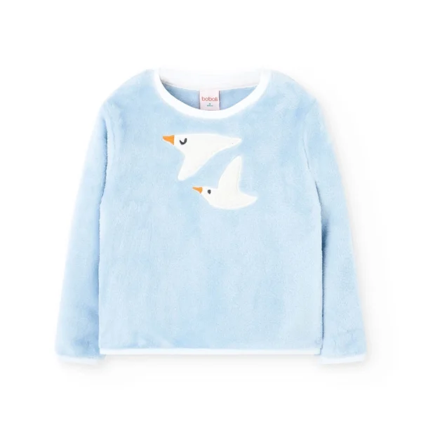 Pijama pelo combinado de niña
