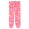 Pijama terciopelo estampado de niña