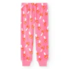 Pijama terciopelo estampado de niña
